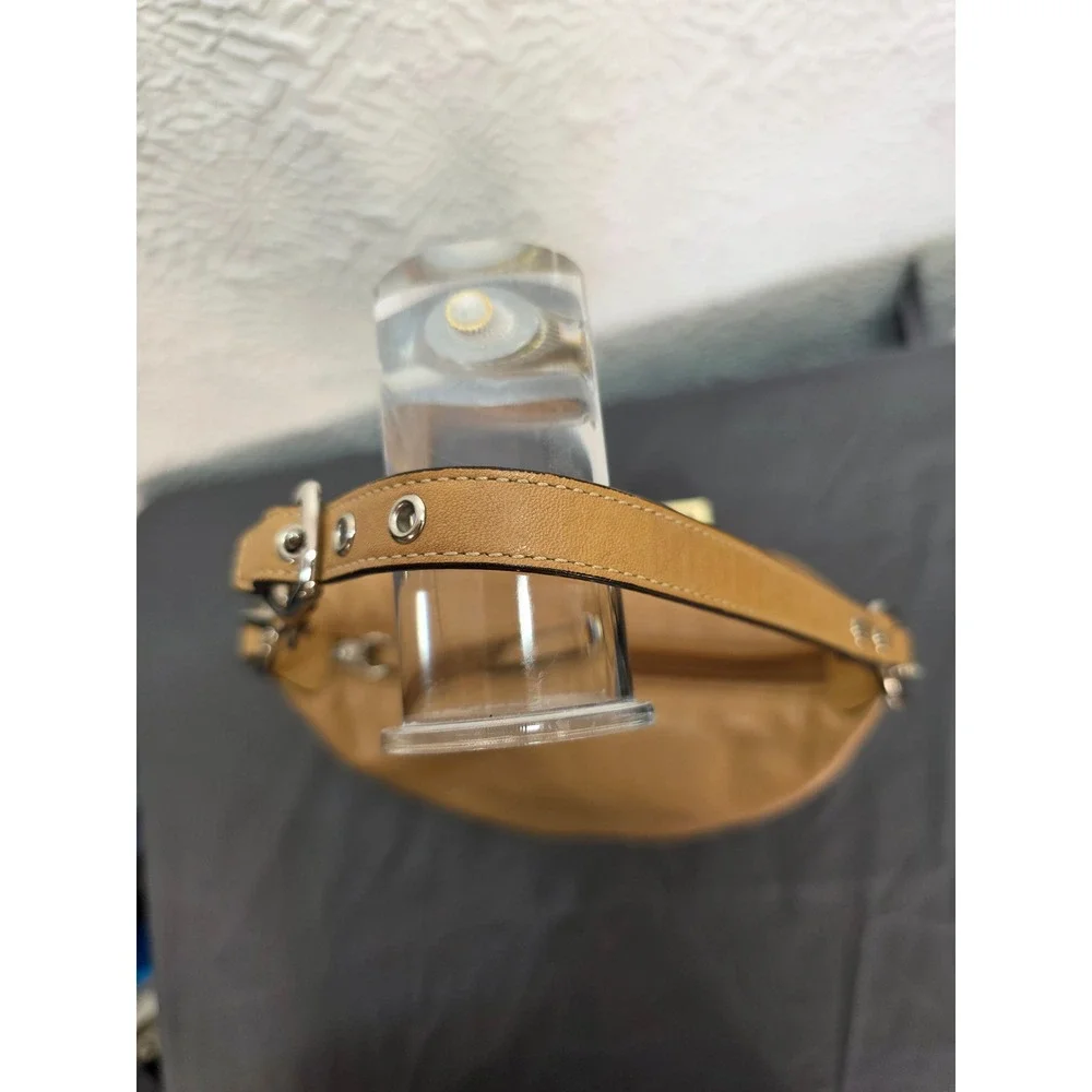 Vintage Coach Tan Leather Mini Hobo Baguette Bag Leatherware Est 1941 Y2K Pouch‎